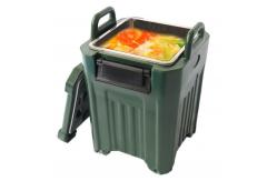 China Military 40L Insulated Soup Carrier Stackable Square With SS Inside supplier
