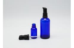 China ISO9001 15ml Cobalt Blue Tincture  Dropper Bottles Glass Shelled supplier