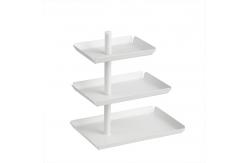 China Rustproof Iron Stamping Three Layer Fruit Tray Metal Houseware Luxury supplier