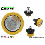 Light Weight LED Miners Cap Lamp Small Size 5000lux 2.2Ah Battery Capacity for sale