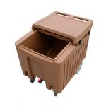 200lb Mobile Insulated Ice Caddy Plastic With Wheels Adjustable for sale
