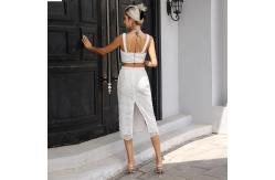 China Zipper Back Two Piece Lace Dresses No Sleeve Lace Skirt And Top Set supplier