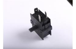China Black Rotary Selector Switch , Three Position Rotary Switch Free Sample supplier