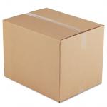 Paperboard Corrugated Shipping Boxes Brown Fixed Depth for sale
