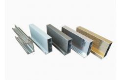 China Bright Anodizing Industrial Aluminium Extrusion Profiles Customized CNC Machining supplier
