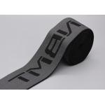 Wide Double Sided Logo Jacquard Elastic Band For Garments Custom 40mm for sale
