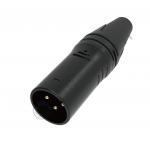 Custom Logo Outdoor Waterproof 3 Pin XLR Male Connector 7.5A Power Audio Video Female Socket with Zinc Alloy Housing for sale