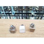 17ml Small Square  Glass Shaker With Metal Lid  For Salt , Pepper , Spices And Herbs for sale