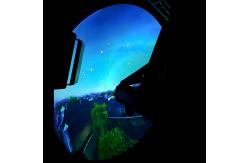 China 5d Vr Cinema Simulator 180 Super Strong Ball Screen Audiovisual Impact supplier