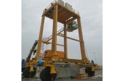 China RTG Model Rubber Tired  Gantry Crane Support Customization 40 Ton Gantry Crane supplier