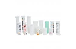 China Industrial Supplements PP Effervescent Tablets Tubes with Custom Logo and Cap supplier