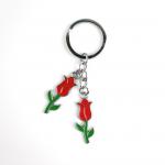 Customized Rose Keychain for Promotion with Deep and Strong Connection for sale