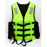 Adult Green Water Sport Life Jacket PFD Inherent Buoyancy Boat Life vest for sale
