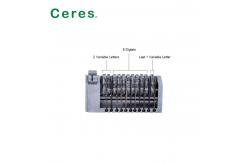 China 11 Digits Leibinger Numbering Machine Parts 3/16'' Gothic supplier