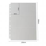 Clear Mtg 9 Pocket Pages /  Card Holder Cpp Materials Top Loading ISO for sale