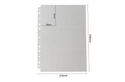 China Clear Mtg 9 Pocket Pages /  Card Holder Cpp Materials Top Loading ISO supplier