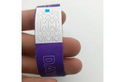 China Tyvek Dupont Paper Wristband Activity Barcode Events Paper Event Admission Bracelet supplier