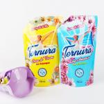Laundry Detergent Custom Printed Stand Up Pouches Refill Liquid Soap Packaging Bag for sale