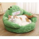 Large Cat Bed Cave With Removable Washable Cushioned Pillow