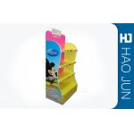 Cardboard Table Display Stands With 4 Shelves / Cardboard Point Of Sale Stands for sale