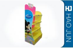 China Cardboard Table Display Stands With 4 Shelves / Cardboard Point Of Sale Stands supplier