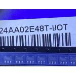 24AA02E48T-I/OT 24AA01T-I/OT EEPROM Memory IC 1Kb (128 x 8) I²C 400 kHz 3500 ns SOT-23-5 for sale