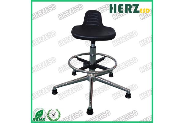 Antistatic Office Metal Lab Stools Adjustable Back Esd Lab Chair