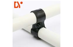 China HJ-6 Black Lean Pipe Metal Joint for Pipe Light Weight Shelving supplier