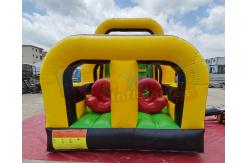 China 0.55mm PVC Tarpaulin Inflatable Obstacle Course For Advertisement supplier