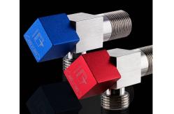 China Anti Back Toilet Basin Faucet Hot Cold Water Triangular Valve supplier