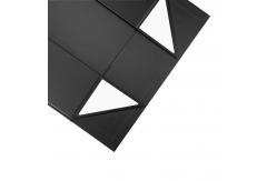 China Custom Black Cardboard Foldable Boxes With Lids Magnetic Folding Box Packaging Supplier supplier