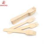 Biodegradable Birchwood 14cm Disposable Wooden Cutlery for sale