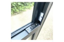 China Black Sash Hung Single Pane Vinyl Windows 58mm Aluminum Alloy supplier