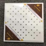 PVC Laminated Plasterboard Gypsum Ceiling Tile Plain Perforated 15mm Thickness for sale