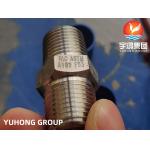 ASTM A182 F53 HEX NIPPLE TBE 1/2'' 3000# NPT B16.11 SUPER DUPLEX STEEL FORGED FITTINGS for sale