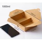 Custom Food Packaging Box With Disposable Paper For Sushi Bento Lunch