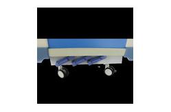 China Multi Function Manual Hospital Beds 3 Cranks Steel 215*105*46 supplier