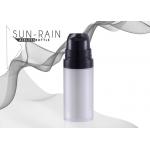 Black white pp Airless Pump Bottle with plastic cap 0.1CC SR-2102A travel size pump bottle for sale