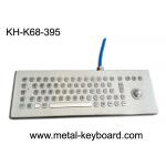 Desktop Rugged Metal Industrial Computer Keyboard with Trackball Mouse for sale