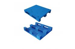 China Blue HDPE Plastic Pallets Nestable Recycled Plastic Pallet Heavy Duty supplier
