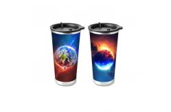 China Customized PP / PET 3D Lenticular Cup Printing 75ml - 1500ml Non-toxic supplier