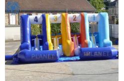 China Pony Hop Riding Race Track Inflatable Pony Hopper Game supplier
