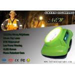Green 15000 Lux Cordless Mining Lights , Oled Screen LED Mining head Light for sale