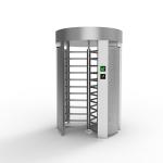 SS304 600 Mm Full Height Turnstile Gate Wired Remote Control Fail Safe for sale