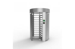 China SS304 600 Mm Full Height Turnstile Gate Wired Remote Control Fail Safe supplier