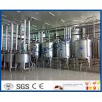 Full Auto Milk Manufacturing Plant , Yoghurt Processing Line Yogurt Making Machine