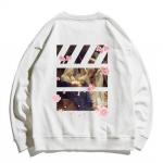 French Terry Fleece Graphic Crewneck Sweatshirt Men'S Crew Neck Sweatshirt for sale