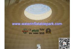 China 10m dia Inflatable Igloo Tent  With Clear Top Roof , Inflatable Dome Tent supplier