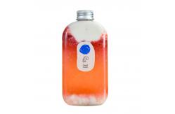 China Transparent PET 400ml 15cm Disposable Juice Bottles supplier