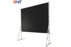 China Fast Fold Motorised Projector Screen 84 Inch With Aluminum Alloy Frame supplier
